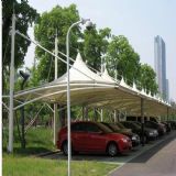 廠家定做停車場(chǎng)雨篷 戶外張拉膜膜結(jié)構(gòu)汽車棚 轎車停車蓬現(xiàn)場(chǎng)安