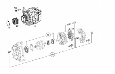 奔馳s350發(fā)電機(jī)馬達(dá)電源啟動(dòng)機(jī)