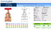 臺(tái)灣RING東光閥門FIG.401砲金銅閘閥