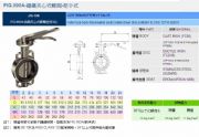 臺(tái)灣RING東光閥門(mén)FIG.090A鑄鐵夾心式蝶閥把手式